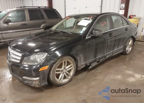 2013 Mercedes-Benz C 300 Sport 4Matic from USA, damaged, VIN WDDGF8AB2DR294312